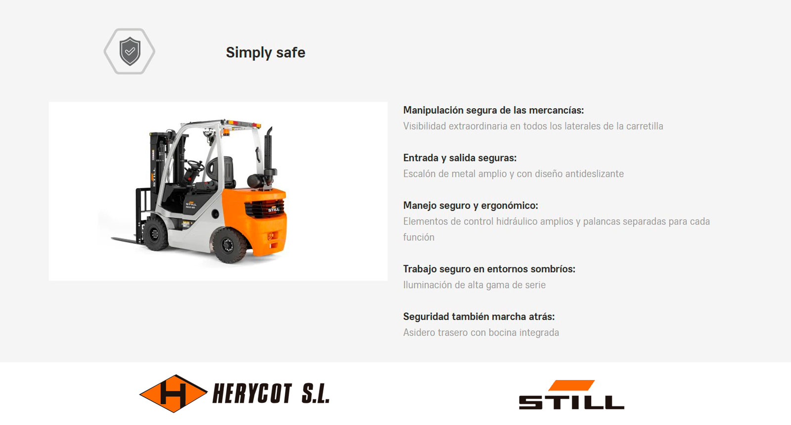 Simply safe - Carretilla Diésel y de Gas STILL RCD/RCG 15-20