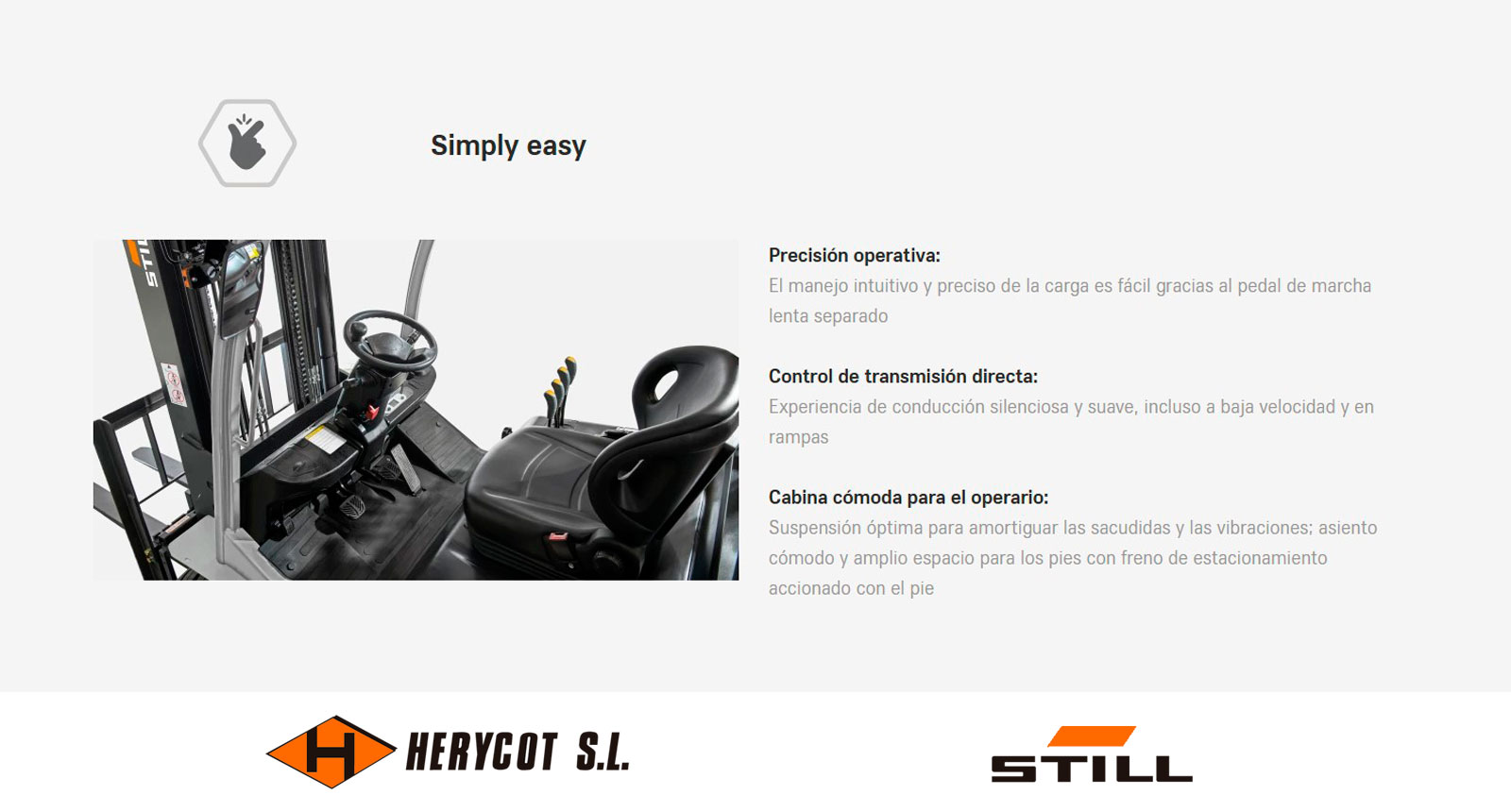 Simply easy - Carretilla Diésel y de Gas STILL RCD/RCG 40-50