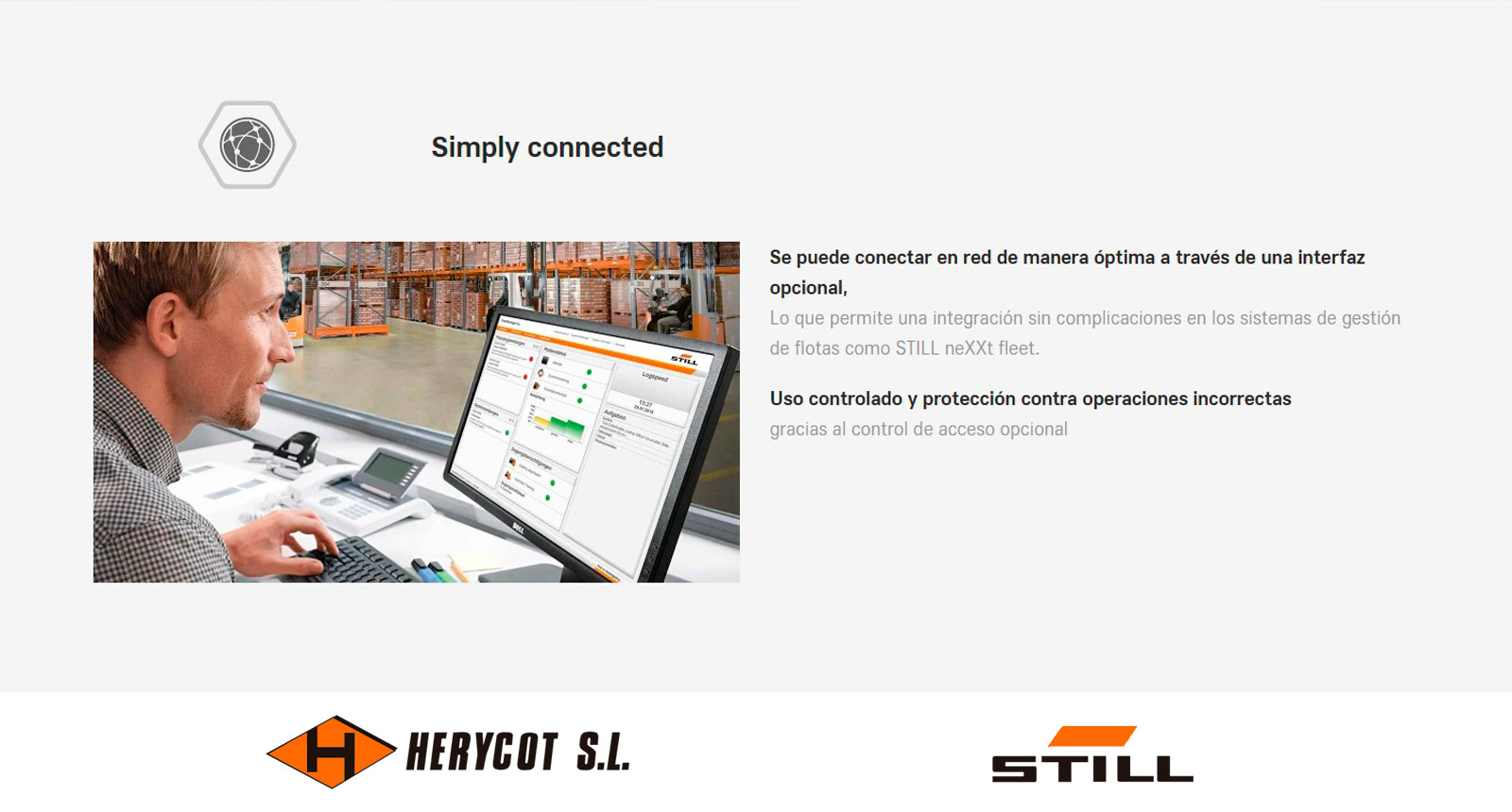 Simply connected - Carretilla Eléctrica STILL RXE 10 -16C