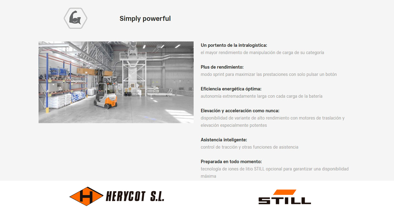 Simply powerful - Carretilla Eléctrica STILL RX 60 2,5 – 3,5 t