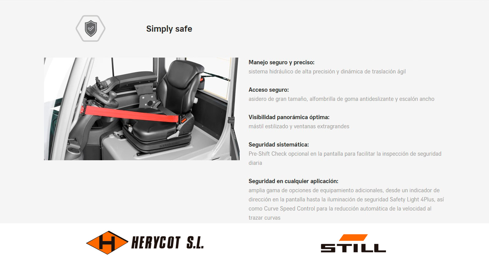 Simply safe - Carretilla Eléctrica STILL RX 60 3,5 – 5,0 t