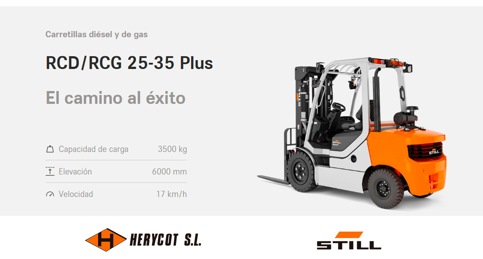 Carretilla Diésel y Gas STILL RCD/RCG 25-35 Plus