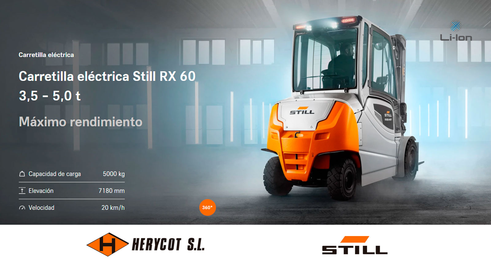 Carretilla Eléctrica STILL RX 60 3,5 - 5,0 t