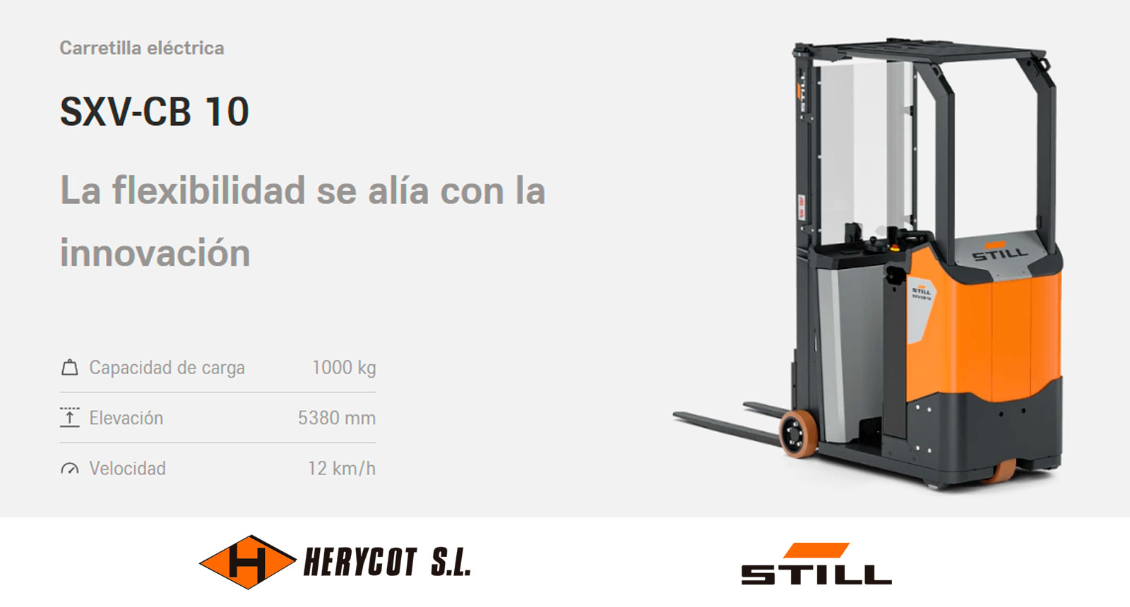 Carretilla Eléctrica STILL SXV-CB 10