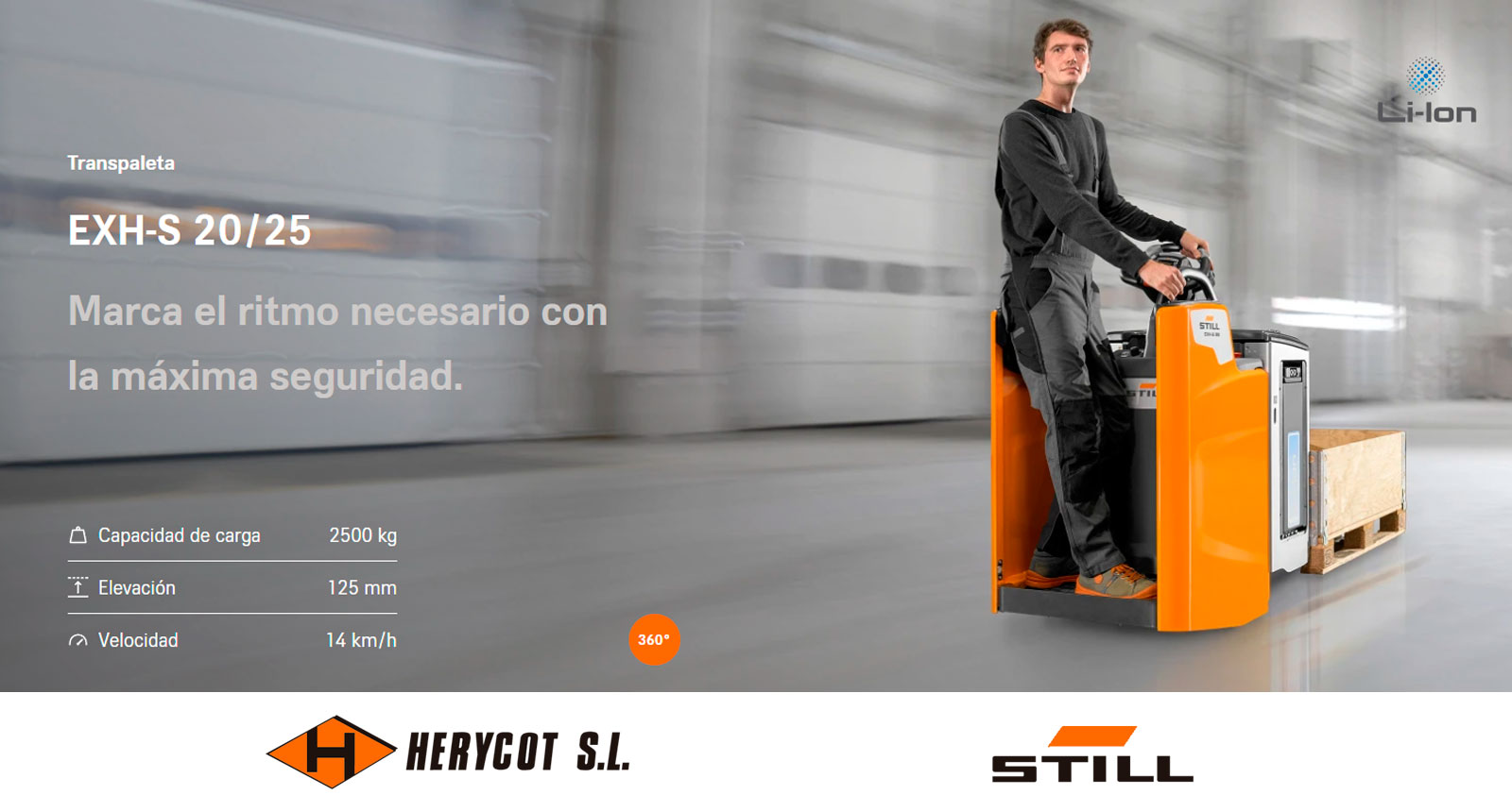 Traspaleta eléctrica STILL EXH-S 20-25